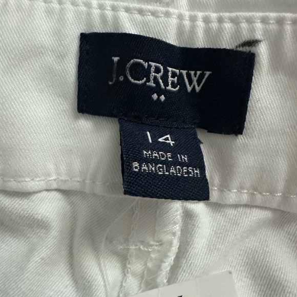 J.Crew 9” Frankie Bermuda Chino Short in White Size 14 Plus Size - Picture 5 of 8